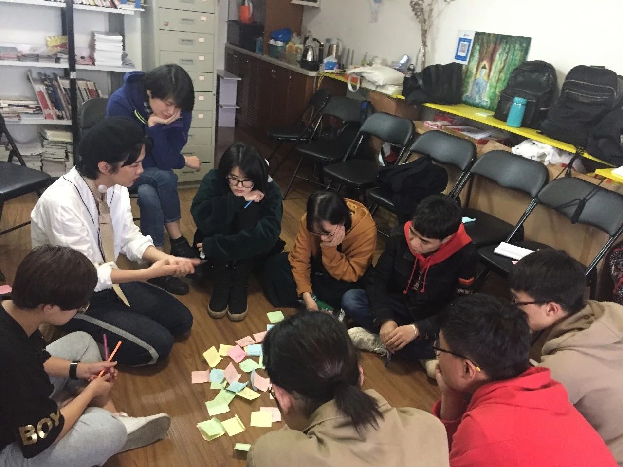 2018 年志愿者培训。
